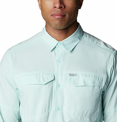 Columbia Mens Silver Ridge Lite Long Sleeve Shirt, ICY Morn, L