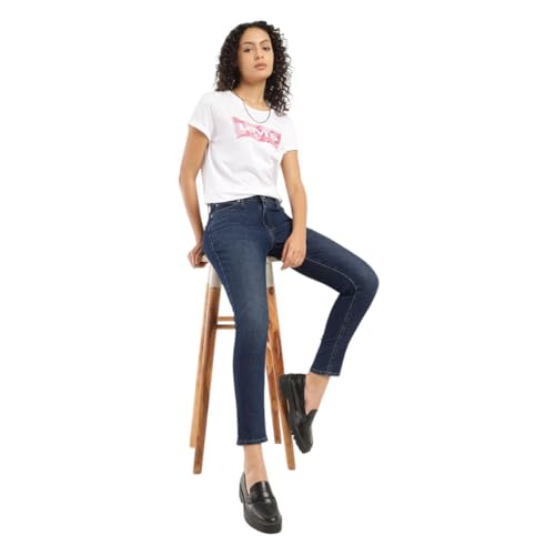 Levi's Women's 711 Skinny Fit Mid-Rise Jeans Blue