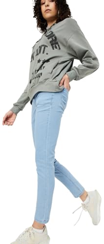 Max Women's Regular Jeans (NOOSN2PF2EPP_Light Blue