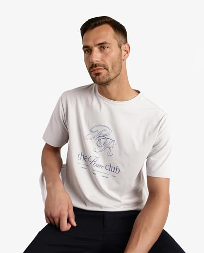 RARE RABBIT Men's Vin Dusky Grey Cotton Plain Regular Fit Half Sleeve Crew Neck T-Shirt
