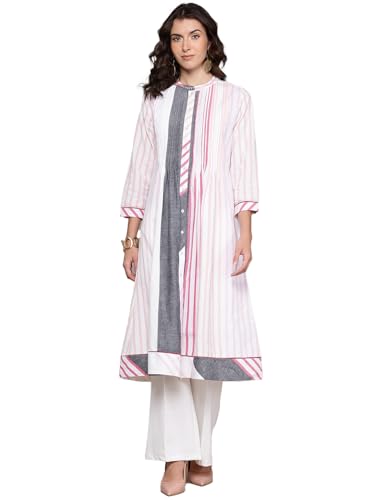 Ritu Kumar White Essential-Falak Kurta