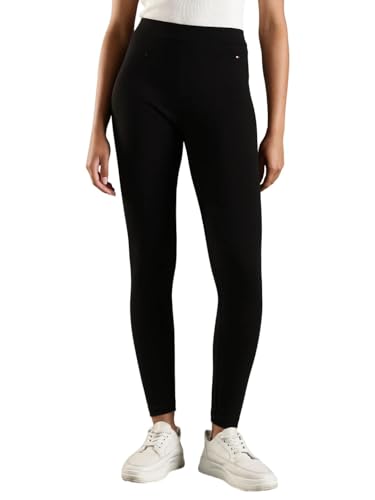 Slim Fit Solid Mid Rise Legging