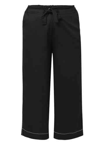 Vero Moda Curve Straight fit Pants (299147501_Jet Black_S)