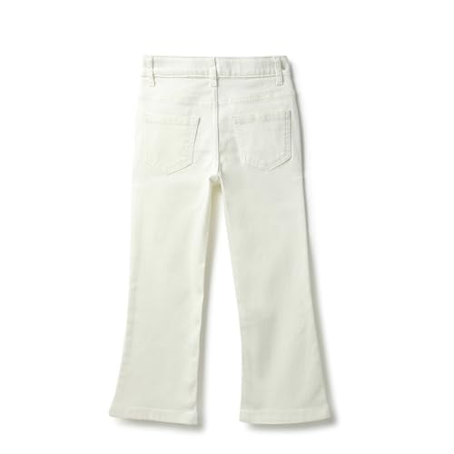 United Colors of Benetton Baby-Girl's Bootcut Jeans (25A4DENC0600I101_White