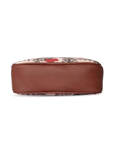 ZOUK Sling Bag | Crossbody Bags for Women | Women's Handbags | Stylish | Vegan Leather Evening Bag | Travel & Office Use | Purse and Wallet | Nawabi Couture