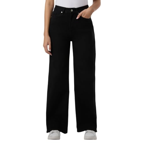 Pepe Jeans Women's Loose Jeans (PL2050943Q010_Black Used