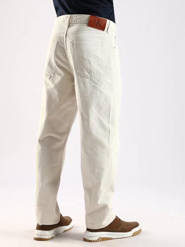 Calvin Klein Jeans Men's Tapered Jeans (4RD714G0R6_Washed Bone
