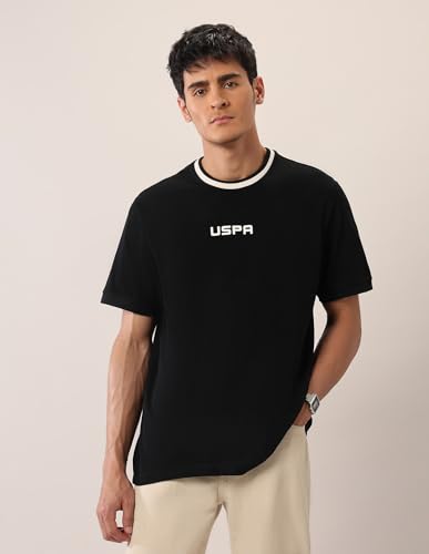 U.S. POLO ASSN. Denim Co. Men's Relaxed Fit Pure Cotton T-Shirt