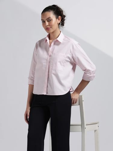 Striped Relaxed Fit Cotton Shirt