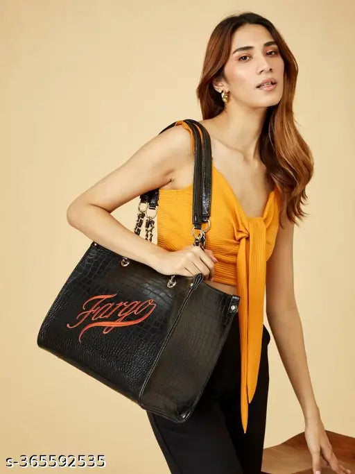 Fargo Women Black Tote