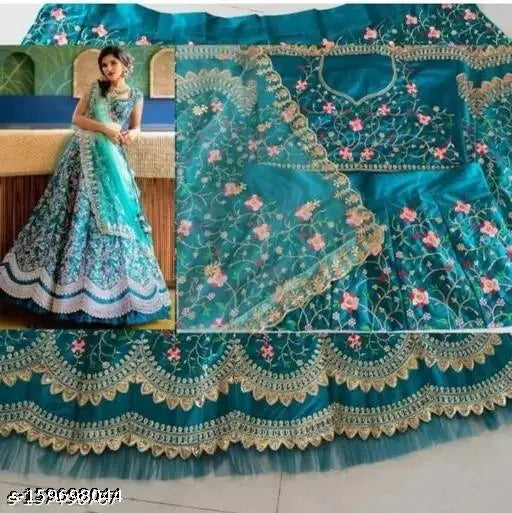 HEAVY EMBROIDERED LEHENGA