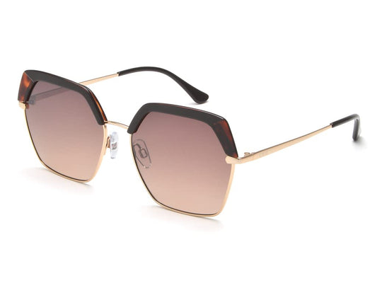 IDEE_Hexagon_Metal_Women_UV Protected_Full Rim_SUNGLASS