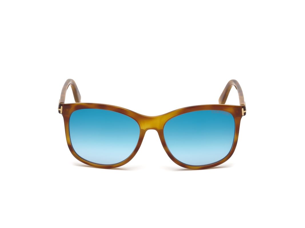 Tom Ford UV Protected Brown Square Full Rim Sunglasses for Men - FT0567 56 53X