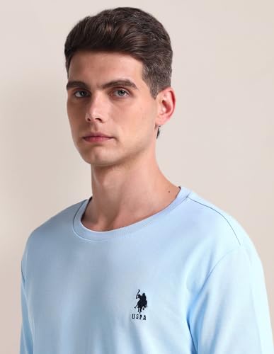 U.S. POLO ASSN. Slim Fit Cotton T-Shirt Light Blue
