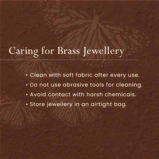 Jiaara Handcrafted Pure Brass Golden Earrings | Gold Plated Trendy Earrings Demifine For Women & Girls | Latest Stylish Fashion Jewelry, Elegant & Chic Earrings For Everyday Wear & Special Occasions