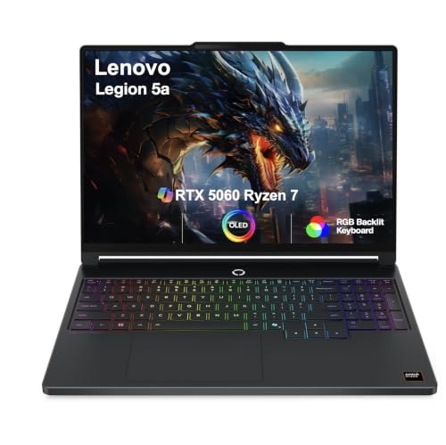 Lenovo Legion 5a Gaming Laptop 15.3" 165Hz OLED WQXGA Display (16GB DDR5)