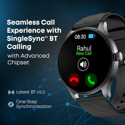 Fastrack Limitless XR1 Smart Watch, 1.38" Ultra VU Display, Singlesync BT Calling, Fast Charge, 100+ Sports Mode, Calculator, AI Voice Assistant, Upto 5 Days Battery, Health Suite, IP68