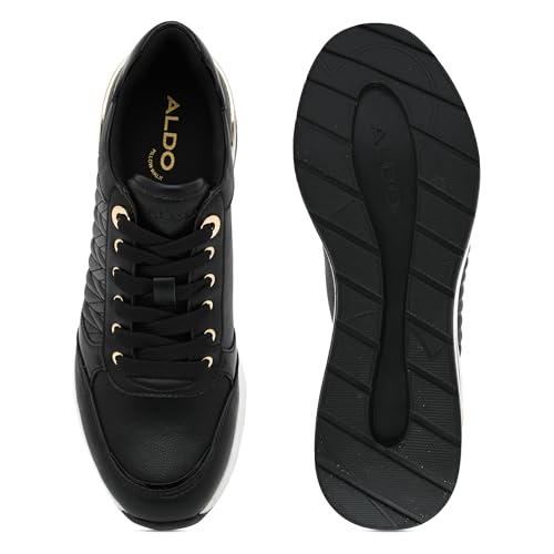Aldo GRADSKIYA-IN001 Ladies Black Wedge Sneakers