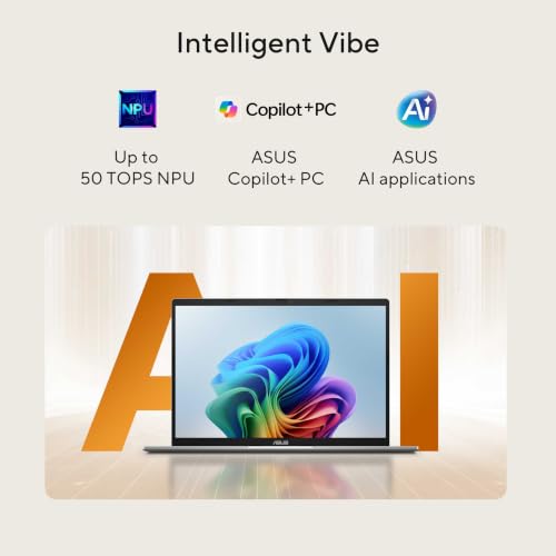 ASUS Vivobook S14 (2026), Smartchoice,AMD Ryzen AI 7 445,AMD Radeon iGPU,16GB RAM,512GB SSD,FHD+ OLED,14"(35.5 cm),Windows 11,M365 Basic(1Y),Office 2024,Cool Silver,1.4 Kg,M3407GA-SF075WS,AI Laptop