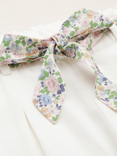 Allen Solly Girls White Solid Trousers