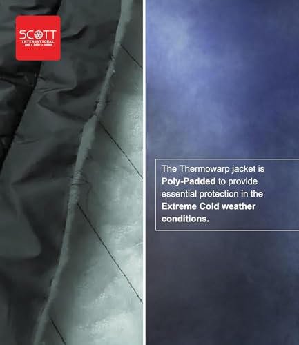 Scott International Men's Padded Quilted Winter Jacket | Puffer Jacket | Padded Nylon Fabric | Full Sleeves | Front Zip Closure | Lightweight Casual Jacket | Travel & Outdoor Winter Wear