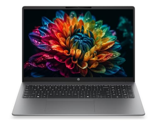 HP 16 (2026), AMD Athlon Dual Core Silver 10 - (8 GB DDR5/512 GB SSD/AMD Radeon 610M Graphics/Windows 11 Home) Thin and Light Business Laptop/16.0" WUXGA Display/Silver/Copilot Key/1.5 Kg/MSO 2024