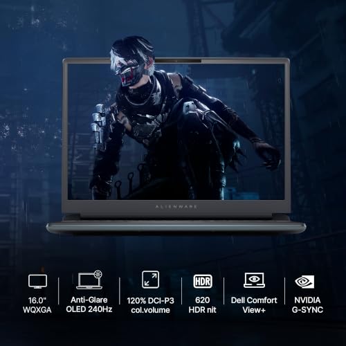Alienware Dell Area 51 Gaming Laptop, AI Powered Intel Core U9-290HX Plus Processor, NVIDIA GeForce RTX 5070 12GB, 32GB RAM, 1TB SSD, 16" WQXGA OLED 240Hz, AlienFX RGB Lighting Keyboard, 3.4kg