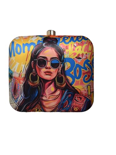 Classic Cool Girl Portrait Clutch