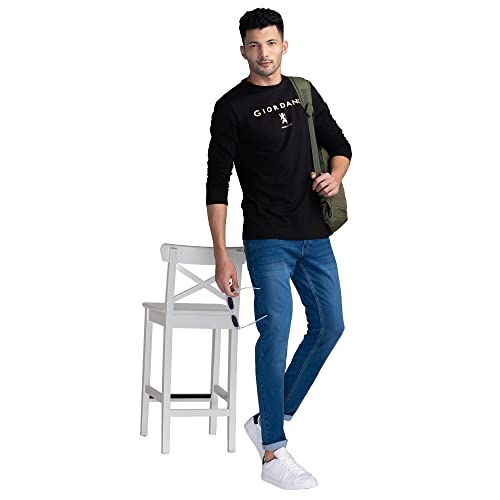 Giordano Men's Slim Fit Stretchable Jeans Blue