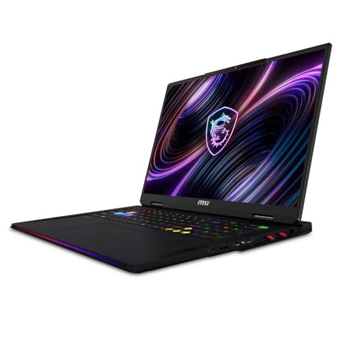 MSI Raider 18 Max HX, Intel 2nd Series. Core Ultra 9 290HX, 46CM UHD+ 120Hz Gaming Laptop (32GB/2TB NVMe SSD/Windows 11 Home/NVIDIA GeForce RTX 5080, GDDR7 16GB/Core Black/3.6Kg) A2WI-1257IN