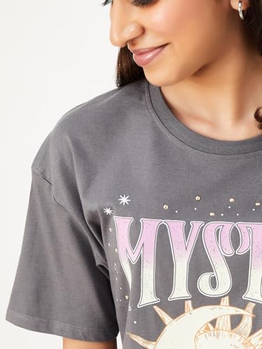 Girls Printed Shorts Set, Multi 14-16 Y Multicolour