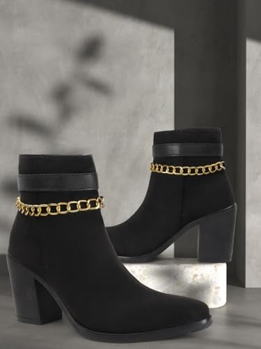 Elle Women Boot,Black,UK-5