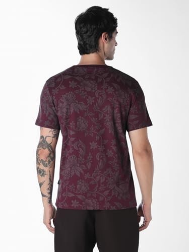 Jack & Jones Floral Print Cotton Polo Tshirt