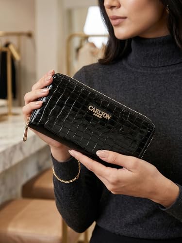 Carlton London Women Wallet,Black,Free Size