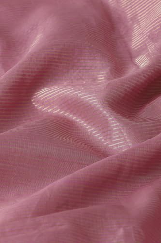 Taneira Pink Silk Cotton Embroidered Saree Zari Border Unstitched Blouse Piece Party Woman Women Wedding Haldi Designer Traditional Fashion Bridal Festival Ethnic