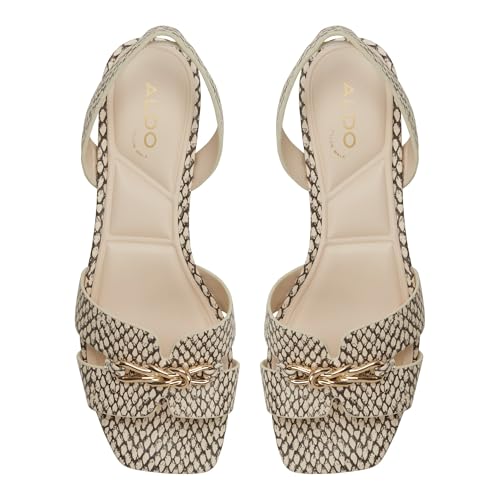 Aldo BLAIKE Beige Ladies Block Heel Sandals