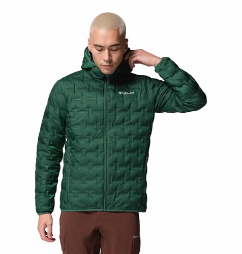 Columbia Men Green HEAT SEAL Delta Ridge II Down Jacket, XL