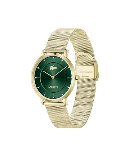 Lacoste Crocorigin Qtz Basic Slim Green Round Dial Women's Watch- 2001475