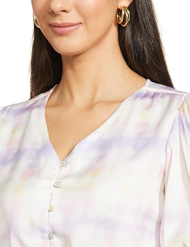 AND Women's Regular Tunic Shirt (TN21AG005TTN7_Pink M)