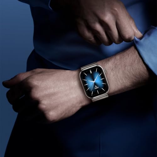 Noise Pro 6 Max Smart Watch:Intelligent AI, Endless AI Watch Faces, AI Companion, 1.96” AMOLED, Stainless Steel Build, Built-in GPS, 5 ATM, EN2 Processor, for iOS & Android(Pure Titanium)