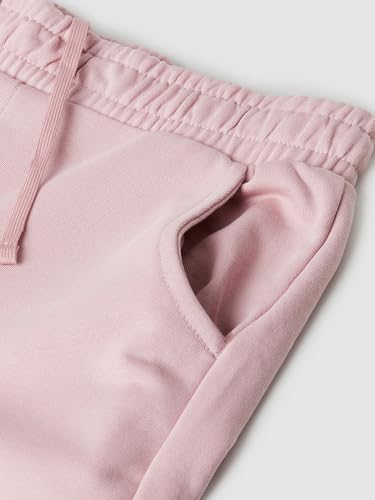 Max Girls Solid Wide Leg Trousers(Pink_8-9 Y,)