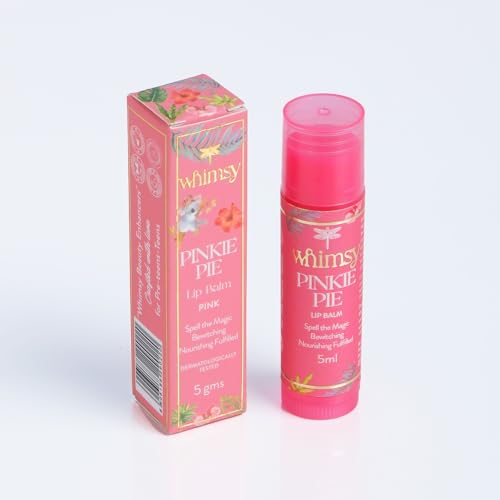 Whimsy Beauty Mini Lipsticks Combo Set for Girls | Hydrating Roll On Lipsticks with Lightweight Comfortable Wear | Ideal Birthday Gift Set | 3 pcs | 4 to 16 Years | Organic, Natural, Chemical Free