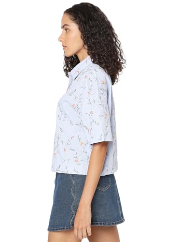 VERO MODA Women Solid Beige Viscose Regular Fit Shirt
