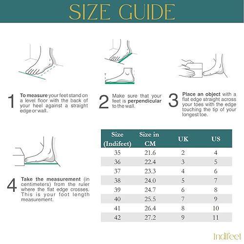 Indifeet Thong Wedge Heels for Women, Metallic, UK 6