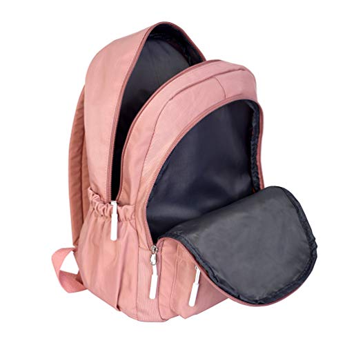 Lino Perros Women Free Size Standard Backpack (PINK)