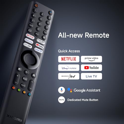 Xiaomi (108 cm) 43 inch Smartchoice X 4K Ultra HD Smart | Dolby Vision | Eye Care Mode | Google TV | L43MB-AIN