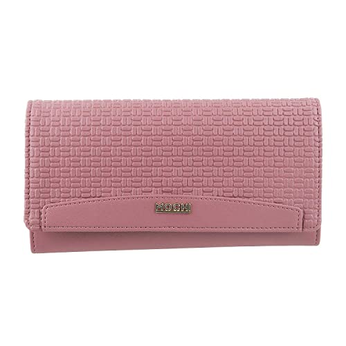 Mochi Womens Synthetic Pink Clutch (One Size)