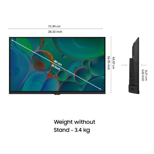 Samsung 32 inch (80cm) HD Smart LED 2026 TV | HDR10+ | 150+ Channels | Voice Assistance Remote | PurColor | Knox Security | UA32H4650FUXXL