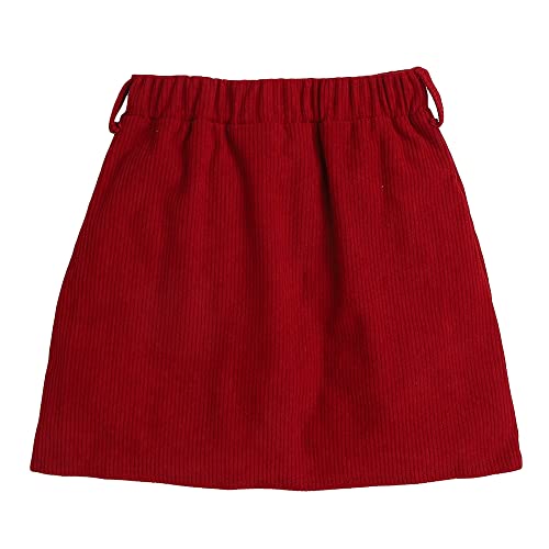 Hopscotch Baby Girls Cotton and Spandex Solid Ruffled 3/4th Sleeves Top And Skirt Set in White Color For Ages 12-18 Months (XIQ-4185383)