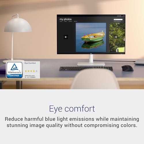 Dell 27 Plus S2725DC QHD Display QHD USB-C 27" QHD (2560 x 1440) 144 Hz 1 ms, 2 3 W Speakers, USB-C/HDMI/DisplayPort 1.4, Height/Tilt/Rotary, AMD FreeSync - Ash White